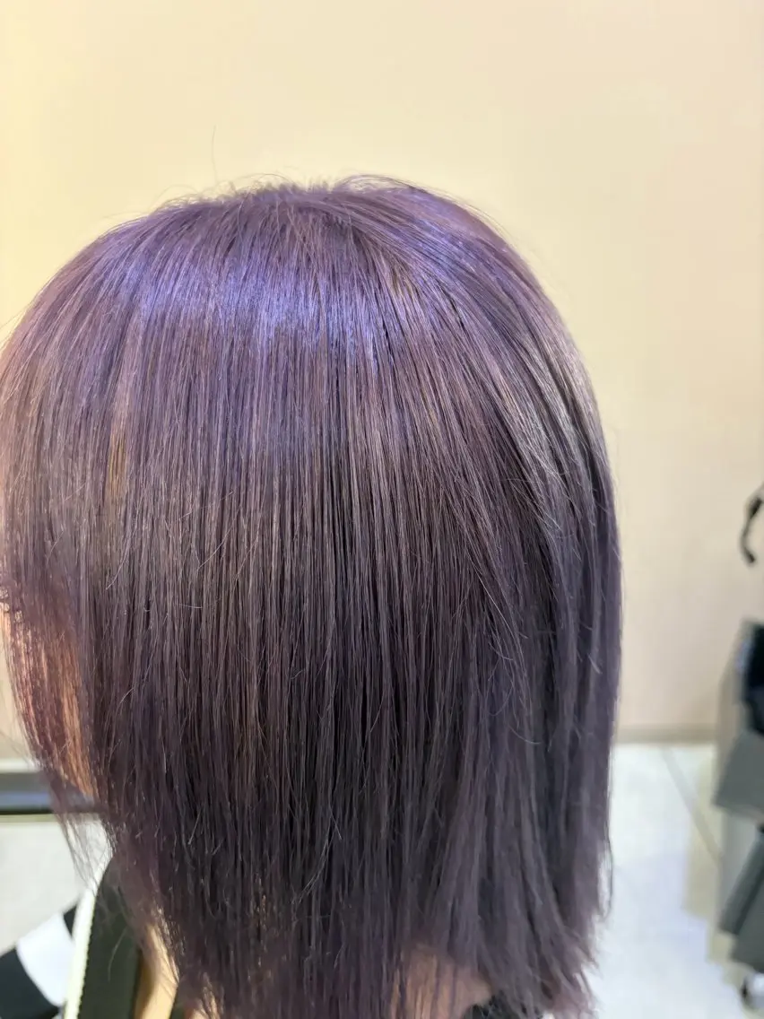 ミディアム カラー ピンクカラー 🍵rinka 🍵カラーモデル募集のヘアスタイル
