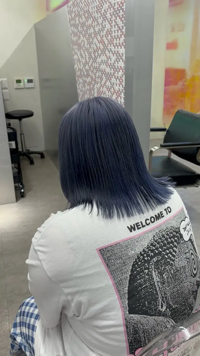 ミディアム 長谷川 日南のヘアスタイル