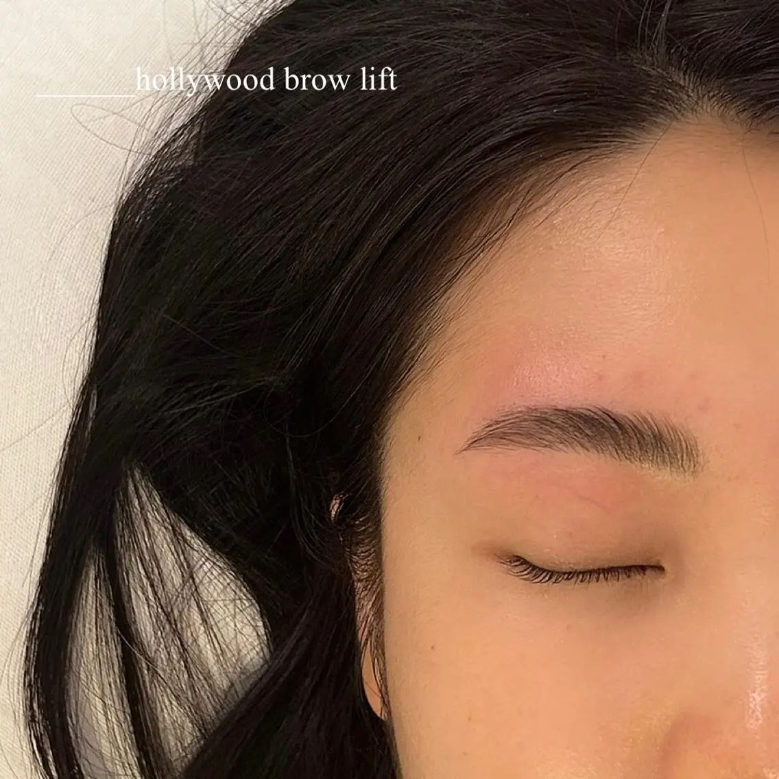 アイブロウ ハリウッドブロウリフト 吉祥寺kasumi 🌛eye/browのマツエク・マツパデザイン