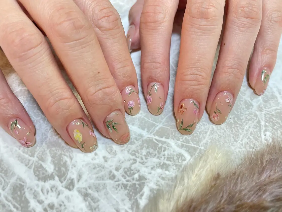 ネイル アートネイル フラワーネイル ハンドネイル K's nail kotoeのネイルデザイン