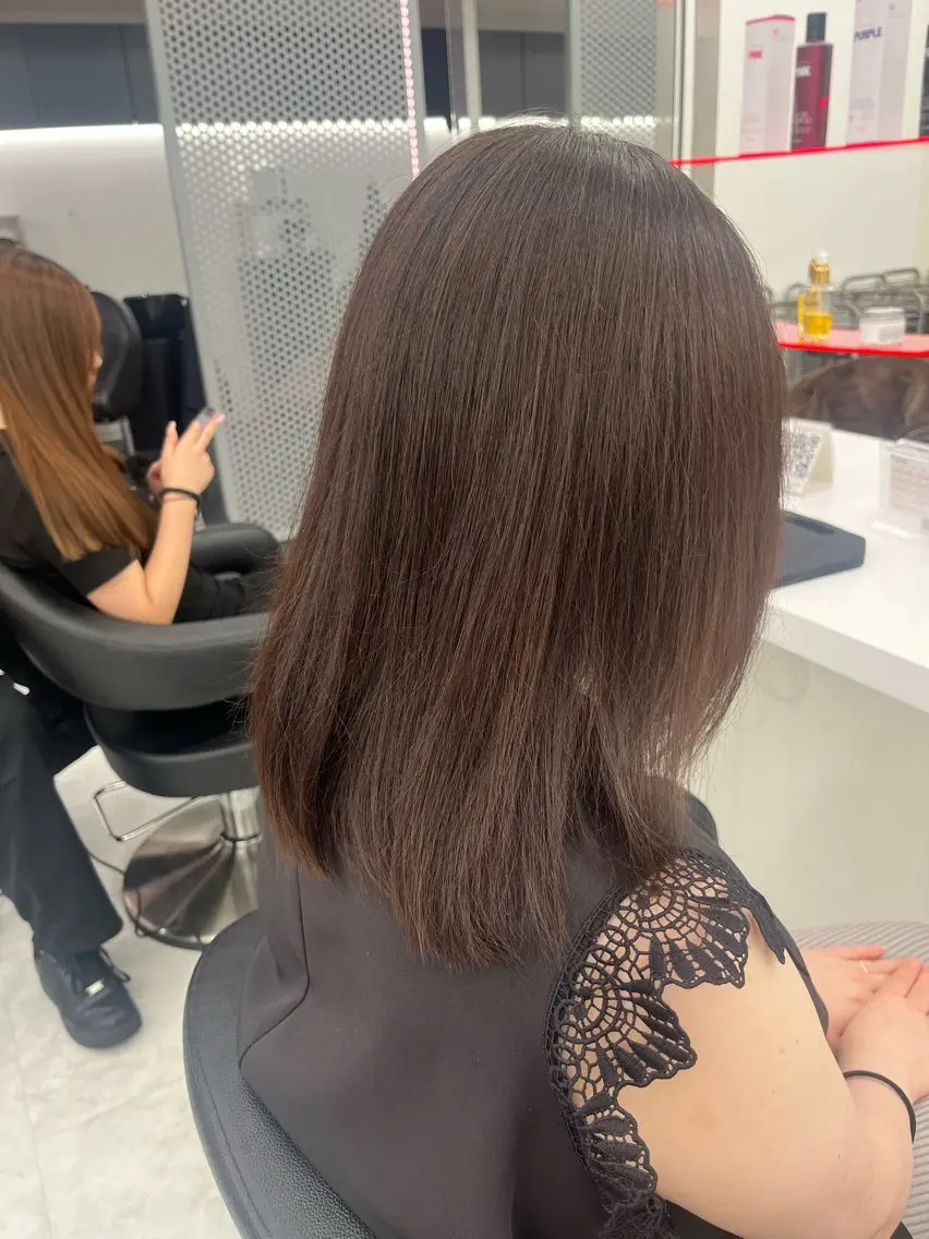 セミロング カラー ブラウンカラー ナチュラルブラウン 💖トレンド春夏 カラー💖FUTAのヘアスタイル