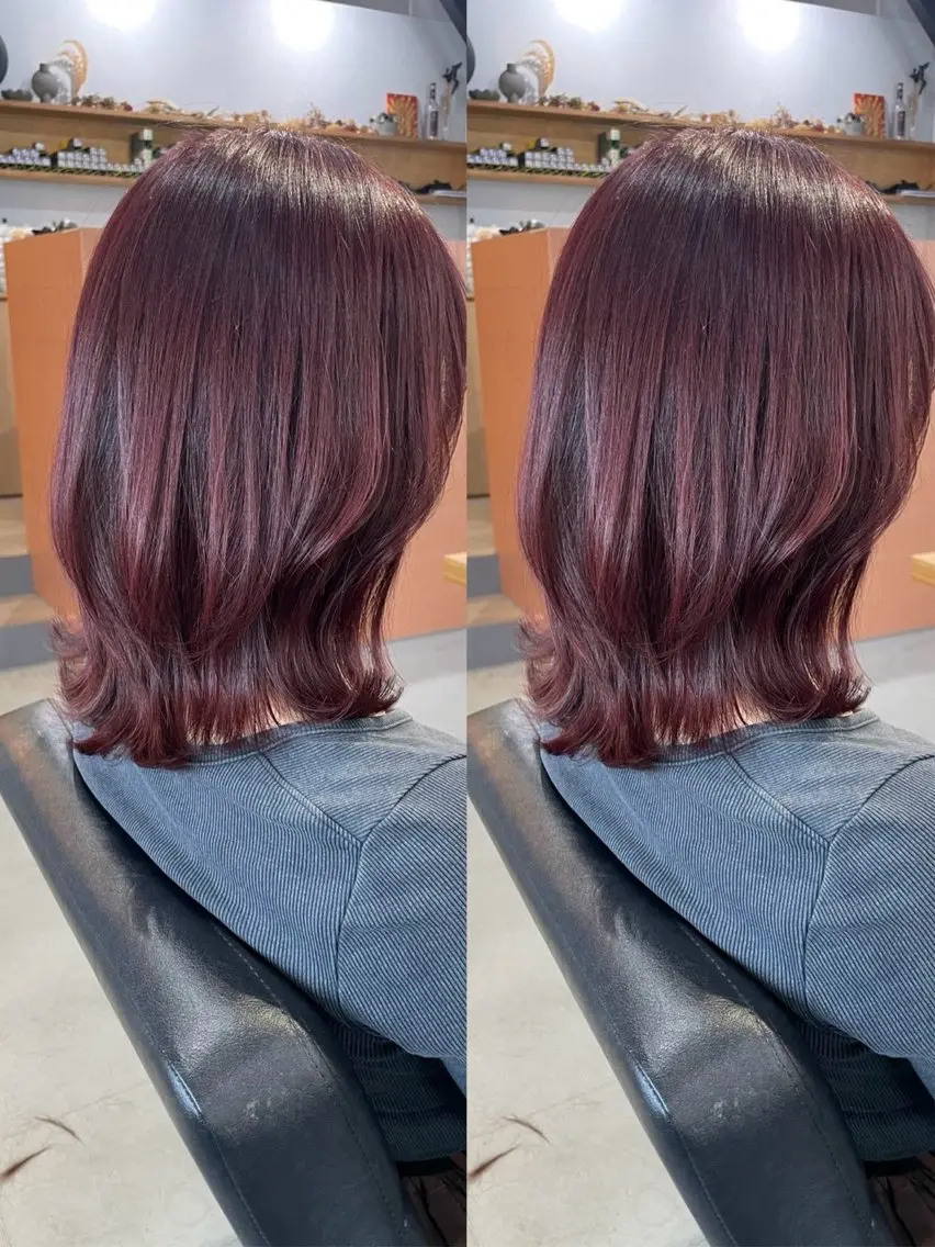 🇰🇷🩶韓国っぽく垢抜け♡ レイヤーカット+TRの写真
