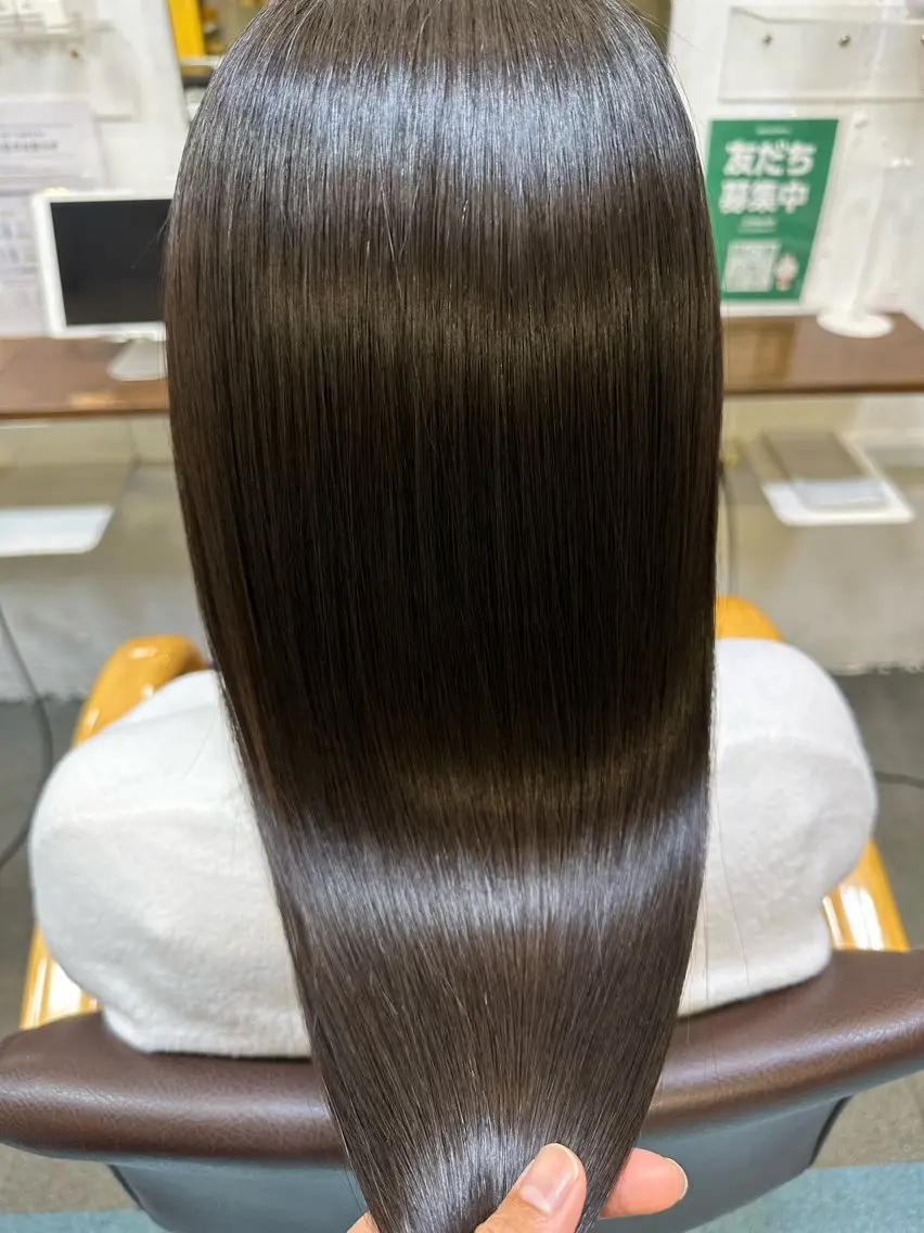 ロング 髪質改善 カット トリートメント 【髪質改善】に特化 オリーブオイルクラブのヘアスタイル