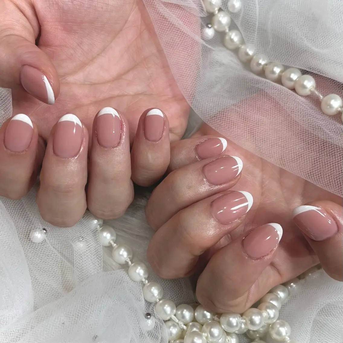 ネイル フレンチネイル Zir nail🪽 Otohaのネイルデザイン