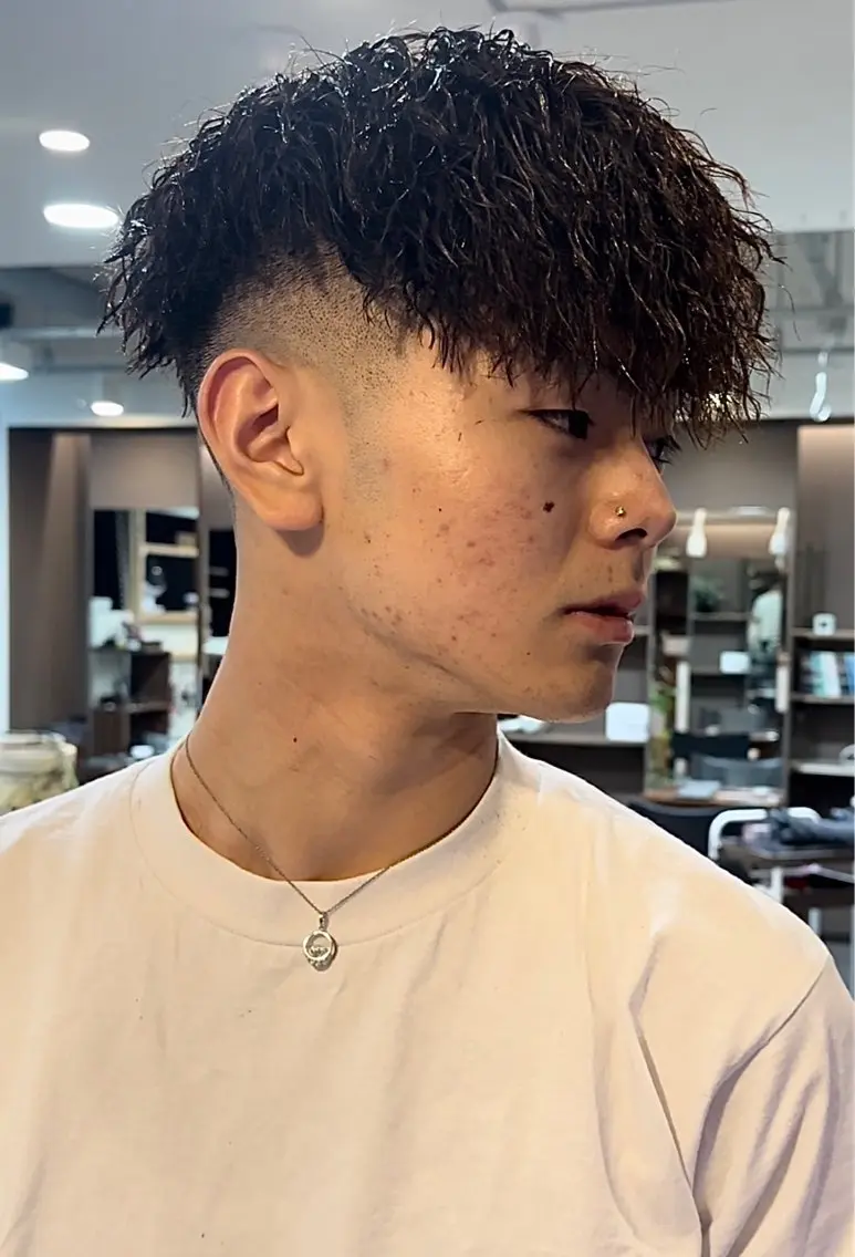 パーマ メンズ メンズパーマ スペインカール カット パーマ 年間2000名担当◎ パーマ職人/仲原佑樹のヘアスタイル