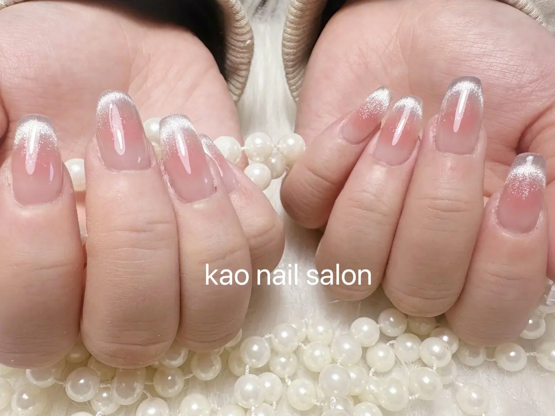 ネイル ハンドネイル kao nail マグネット/長さだしのネイルデザイン