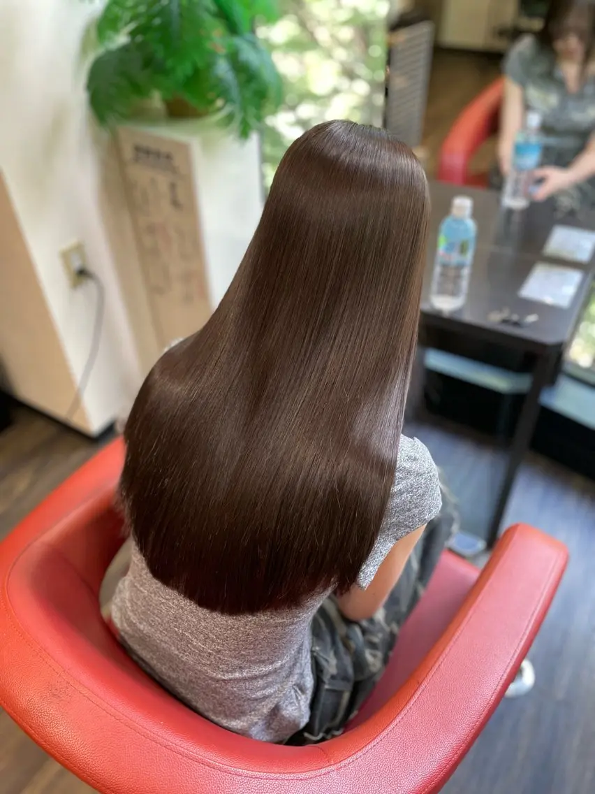 髪質改善ストレート＋整えカット✂️(撮影可能な方)の写真