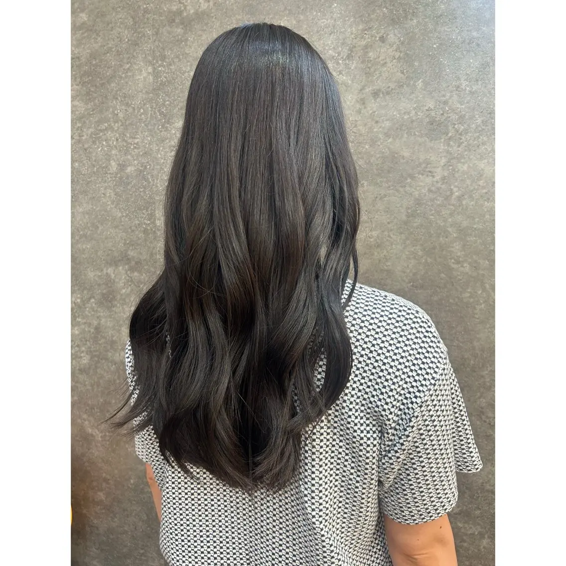 ロング カラー ブラウンカラー 韓国風ヘア ヘアカラー ヘッドスパ 三木 夏穂のヘアスタイル