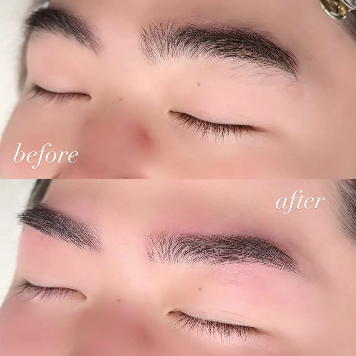 【メンズアイブロウWAX】カット・間引き込み✨️似合わせ眉 ¥4900→¥3700の写真