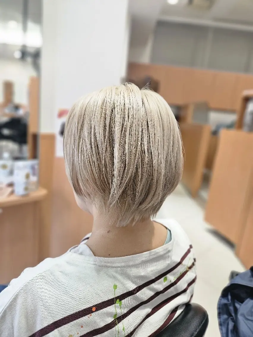 ショート ショートヘア カット ヘアカラー 林慶吾/ショート /ダメージレスカラーのヘアスタイル