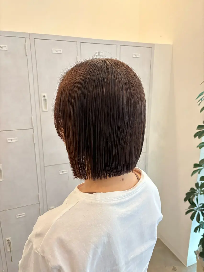 ミディアム ボブ 福島 怜奈のヘアスタイル