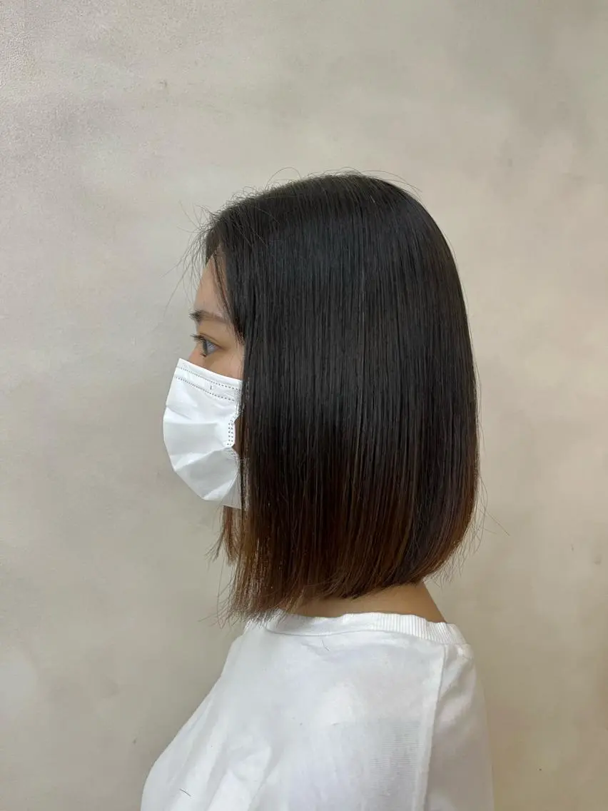 ❣️ミルボンストレート❣️カット➕縮毛矯正➕ハホニコ1stepトリートメントの写真