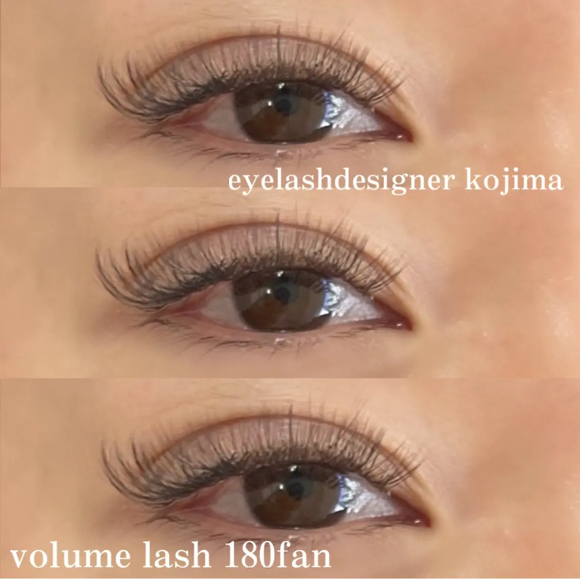 マツエク・マツパ ボリュームラッシュ Trinity eyelashのマツエク・マツパデザイン