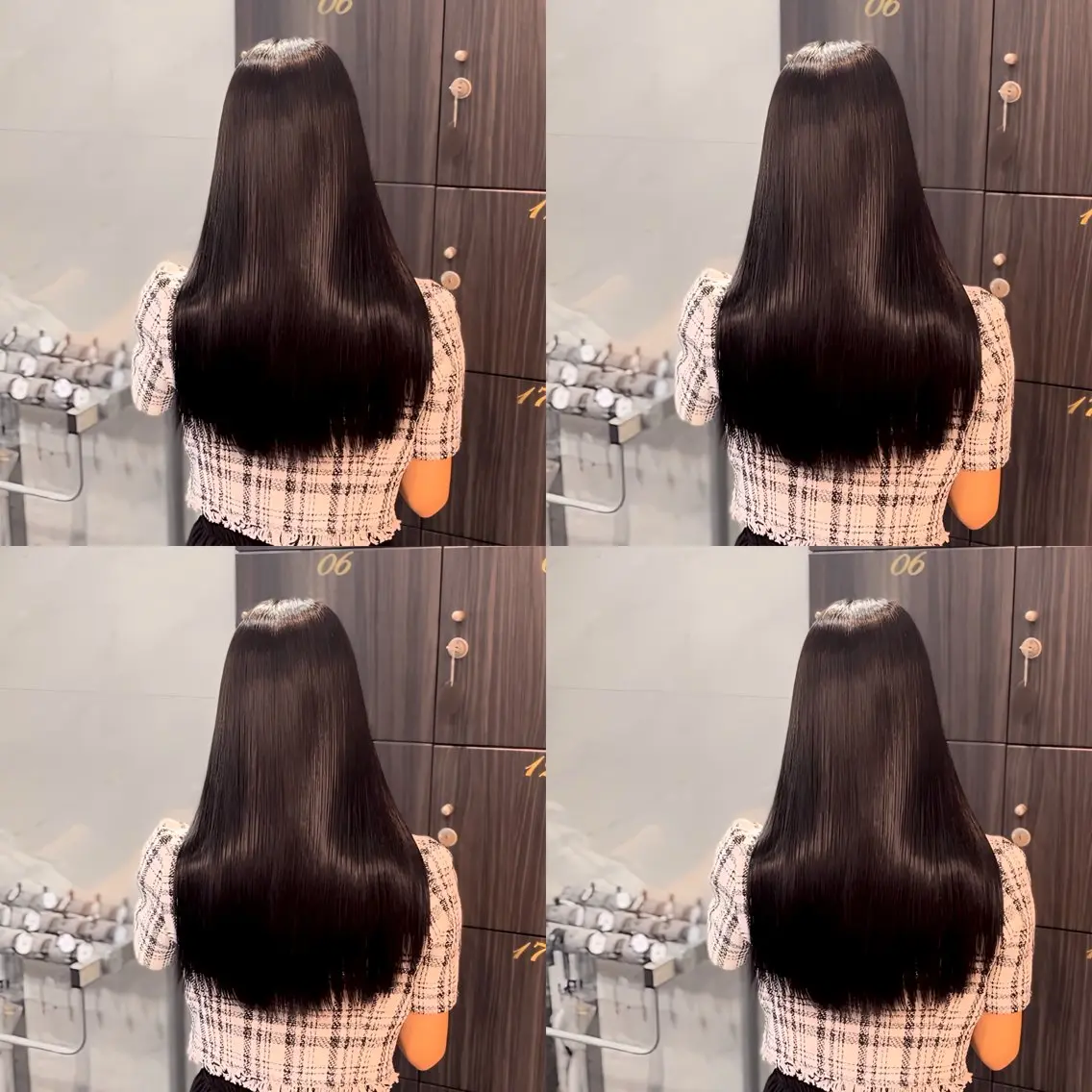 セミロング カット ヘアカラー 縮毛矯正 トリートメント 【溝の口の艶髪の神様 】EARTHのヘアスタイル