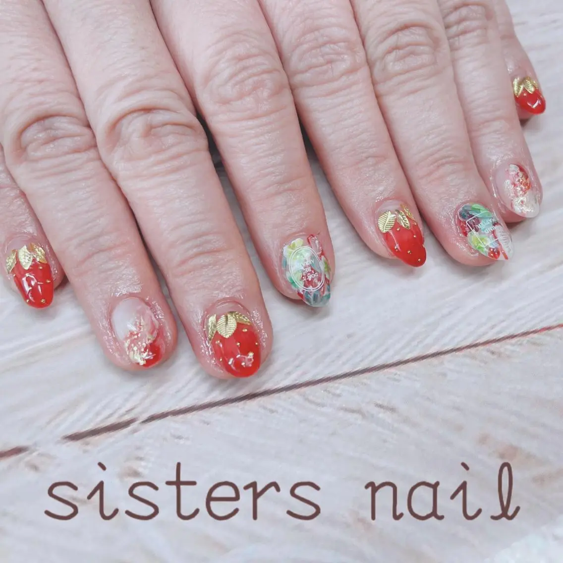 ネイル アートネイル 大理石ネイル(マーブル) ニュアンスネイル 春ネイル sisters nail.fのネイルデザイン