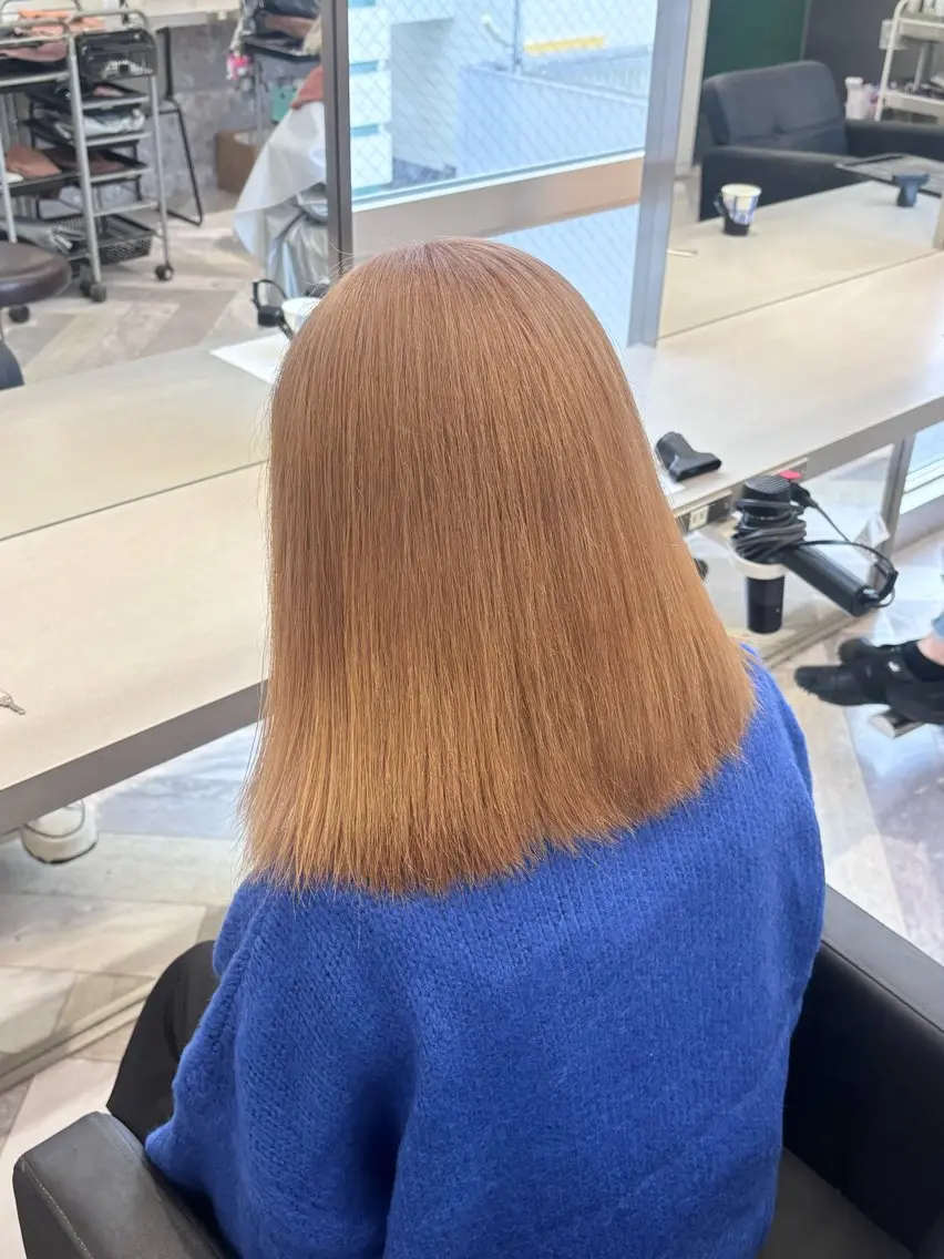 ミディアム カラー ブリーチ EIGHT /SHU🩶のヘアスタイル