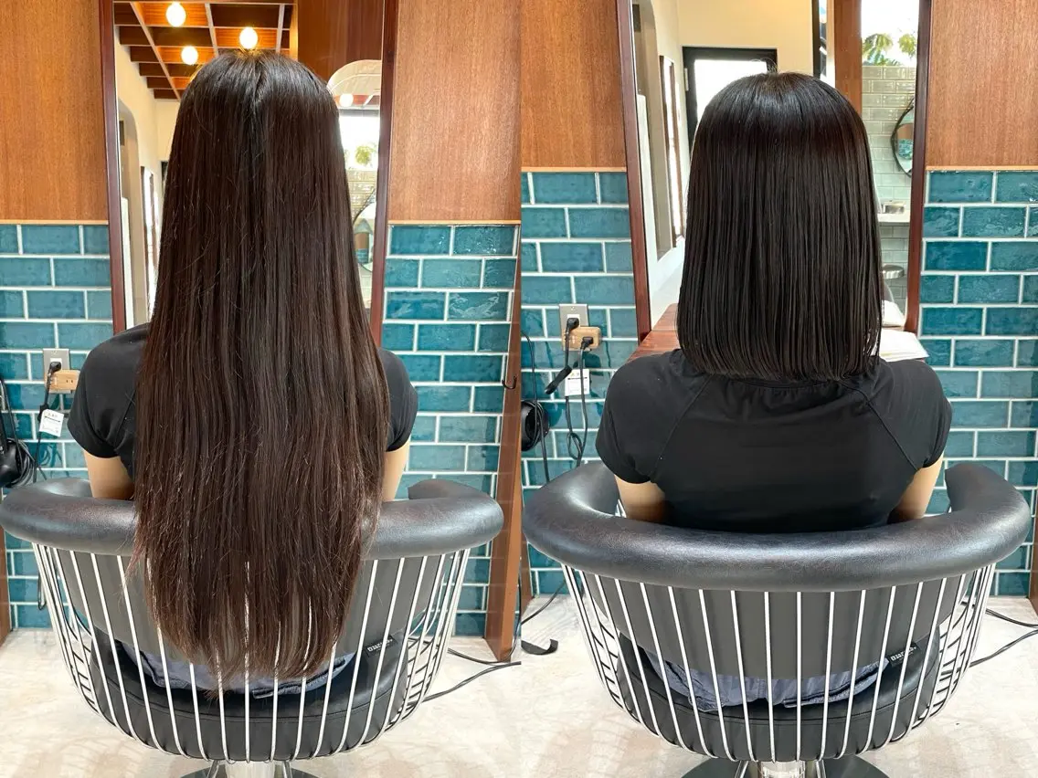 ショート カラー 透明感カラー ボブ トリートメント カット ヘアカラー トリートメント ボブ/縮毛矯正/レイ ヤー♡Natsukiのヘアスタイル