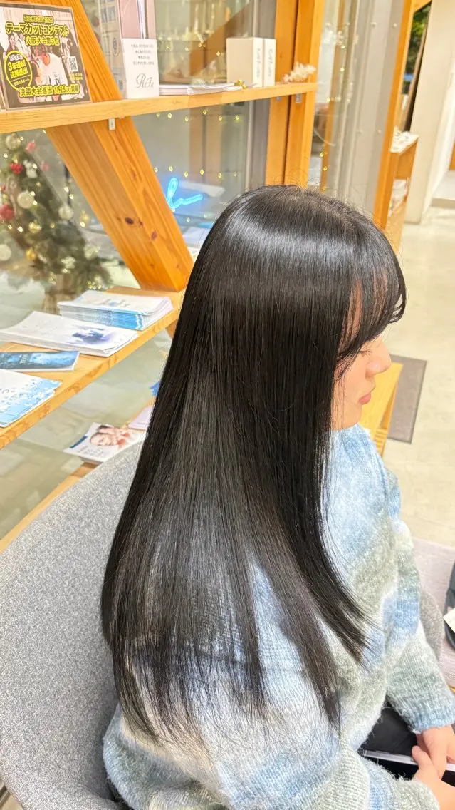 【トステアを使用した髪質改善カラー️❄️💫】の写真