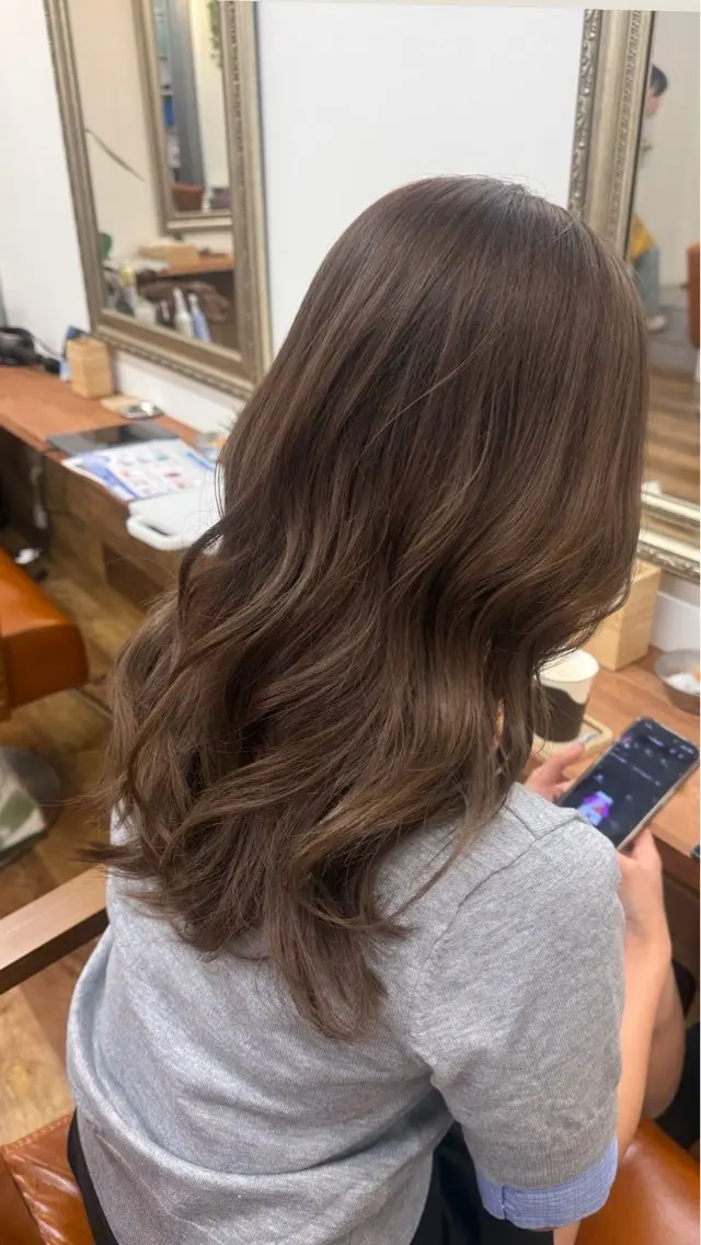 カラー ヘアカラー 透明感カラー meiのヘアスタイル