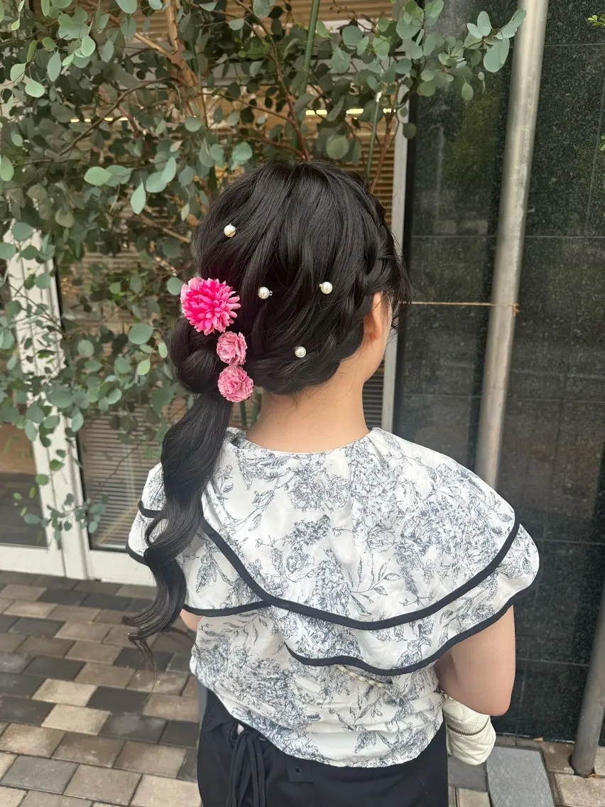 ヘアアレンジ ヘアセット カラーモデル０円／ 🎀Nanase‎のヘアスタイル