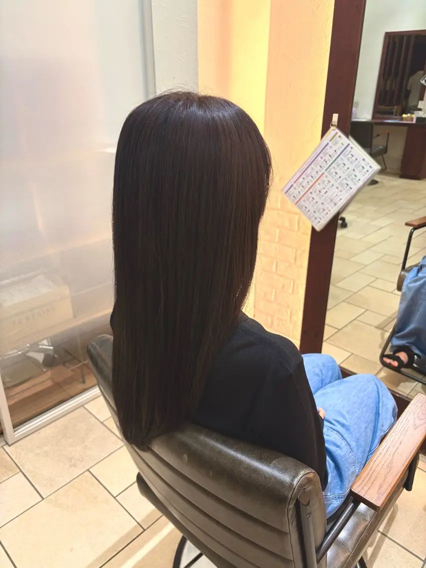ロング ヘアカラー マツヤマ アミンのヘアスタイル