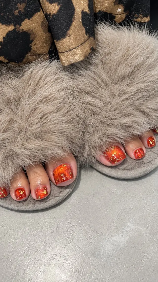 ネイル フットネイル Garnet nailのネイルデザイン