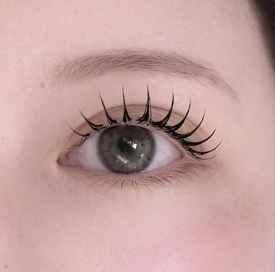 【LEDエクステ変更+500円】フラットラッシュ140本💎オフ無料💎リペア可能の写真