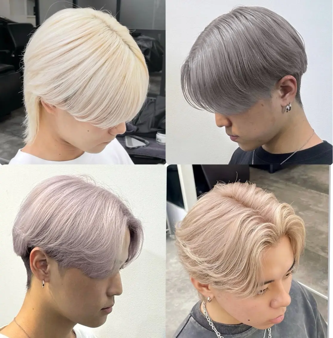 カラー メンズ メンズブリーチ メンズハイトーン ブリーチ ハイトーンカラー カット ヘアカラー メンズカット、パーマ ／富山  Taiseのヘアスタイル