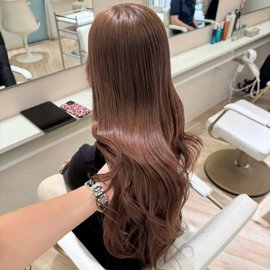ロング カラー ヘアカラー Parve Mix 森 美遥🩶⛓️のヘアスタイル