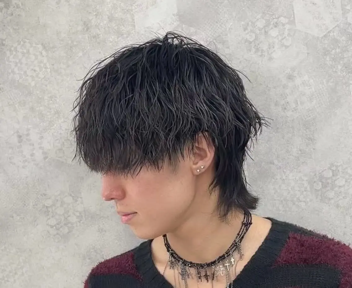 パーマ メンズ 佐々木 哲太のヘアスタイル