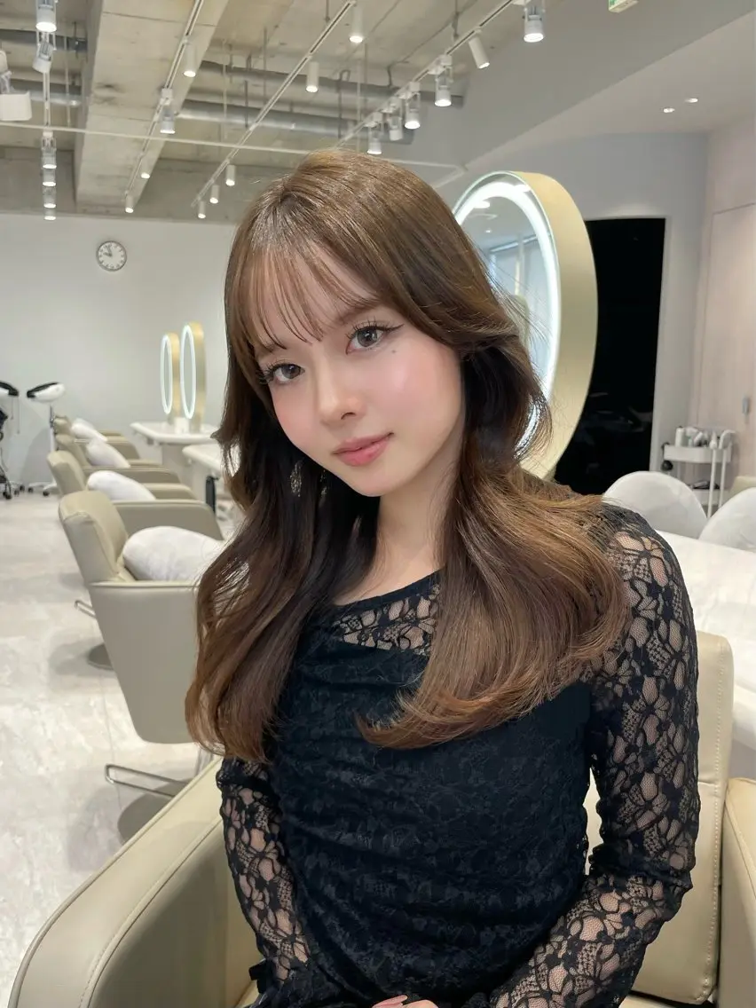 ロング Agnos青山/ yuuki🍒のヘアスタイル