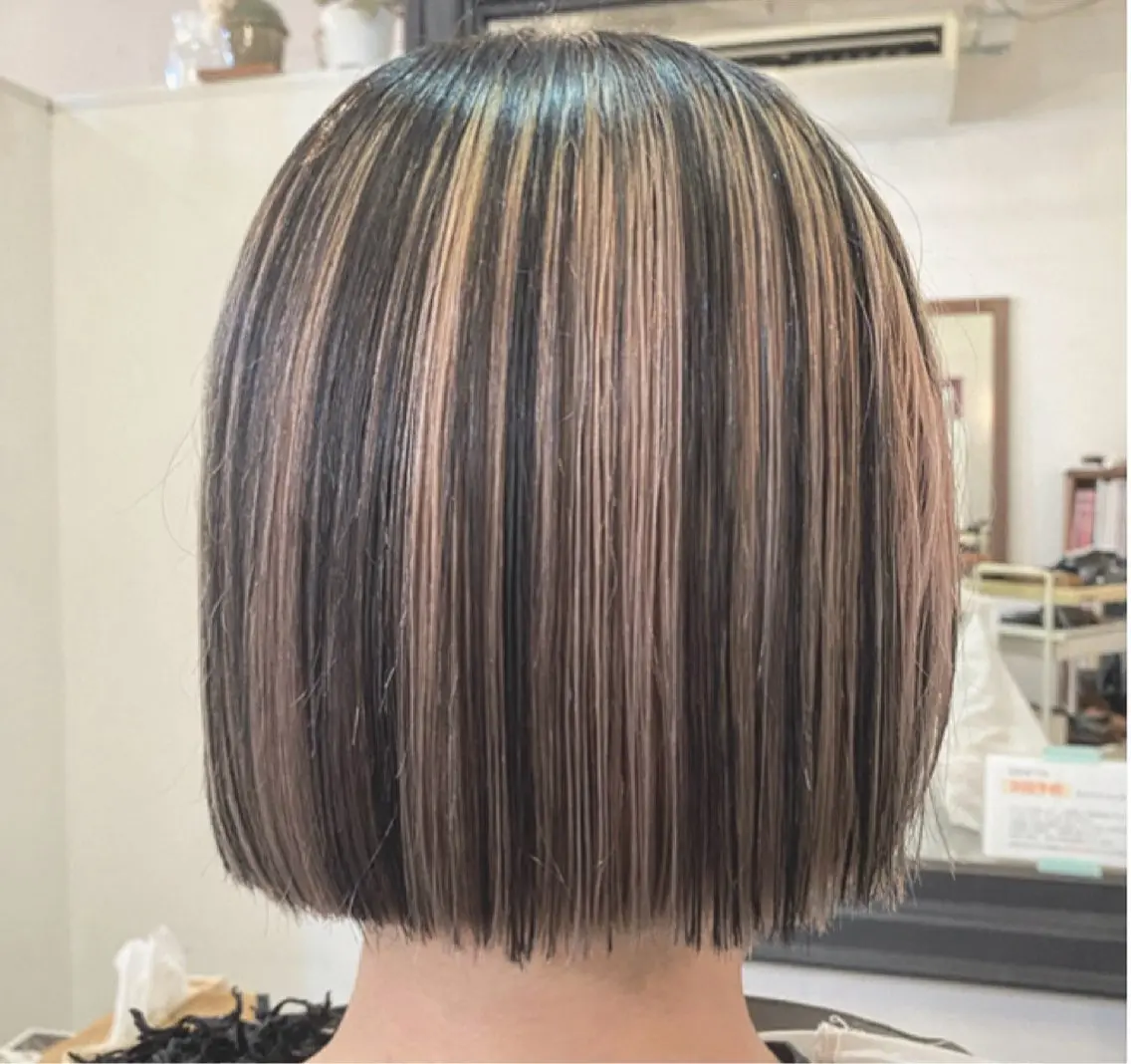 ショート カラー 🪞パーマ🐾ボブ ロング🌷川原のヘアスタイル