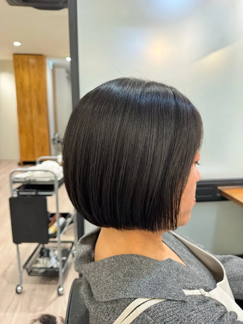 ショート ボブ カット ヘッドスパ 大船🫧ボブ・レイヤ ー・メンズ持田樹のヘアスタイル