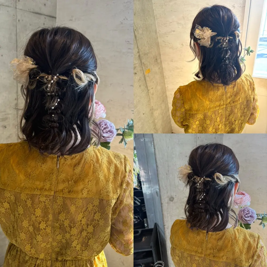 ヘアアレンジ ヘアセット 美髪× ヘアセット✨Araiのヘアスタイル