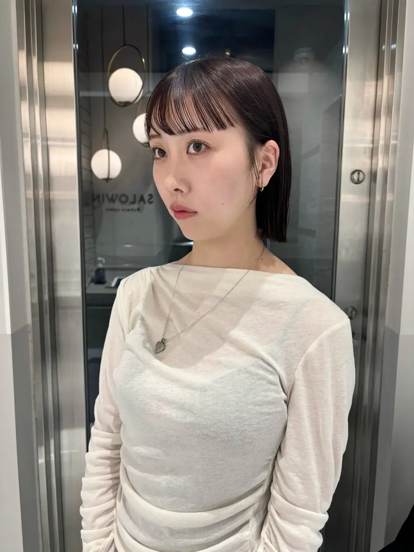 ショート カラー カット ヘアカラー satsuki 暖色・ブラウンカラーのヘアスタイル
