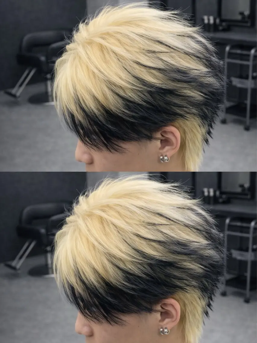 ミディアム カラー ヘアアレンジ メンズ ミディアムパーマ センターパート フェザーパーマ メンズパーマ カット トリートメント ヘッドスパ ヘアセット 🔥ニュアンス フェザー小林海斗🔥のヘアスタイル