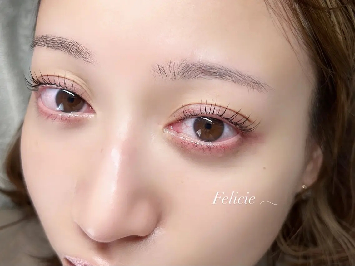 マツエク・マツパ パリジェンヌラッシュリフト マツパ Felicie＊ Sayakaのマツエク・マツパデザイン