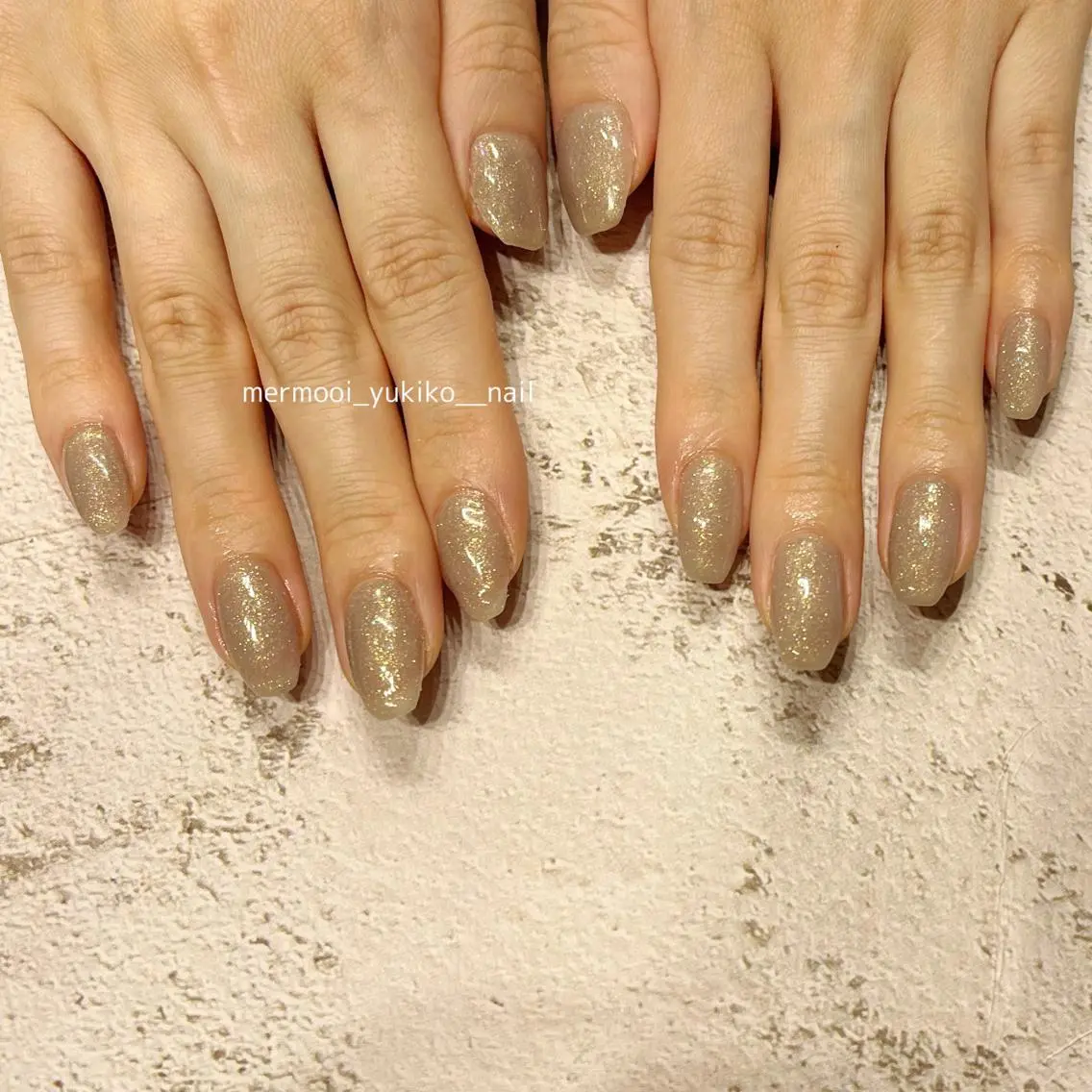 ネイル アートネイル ロングネイル オフィスネイル ワンカラーネイル シンプルネイル mermooi nailのネイルデザイン