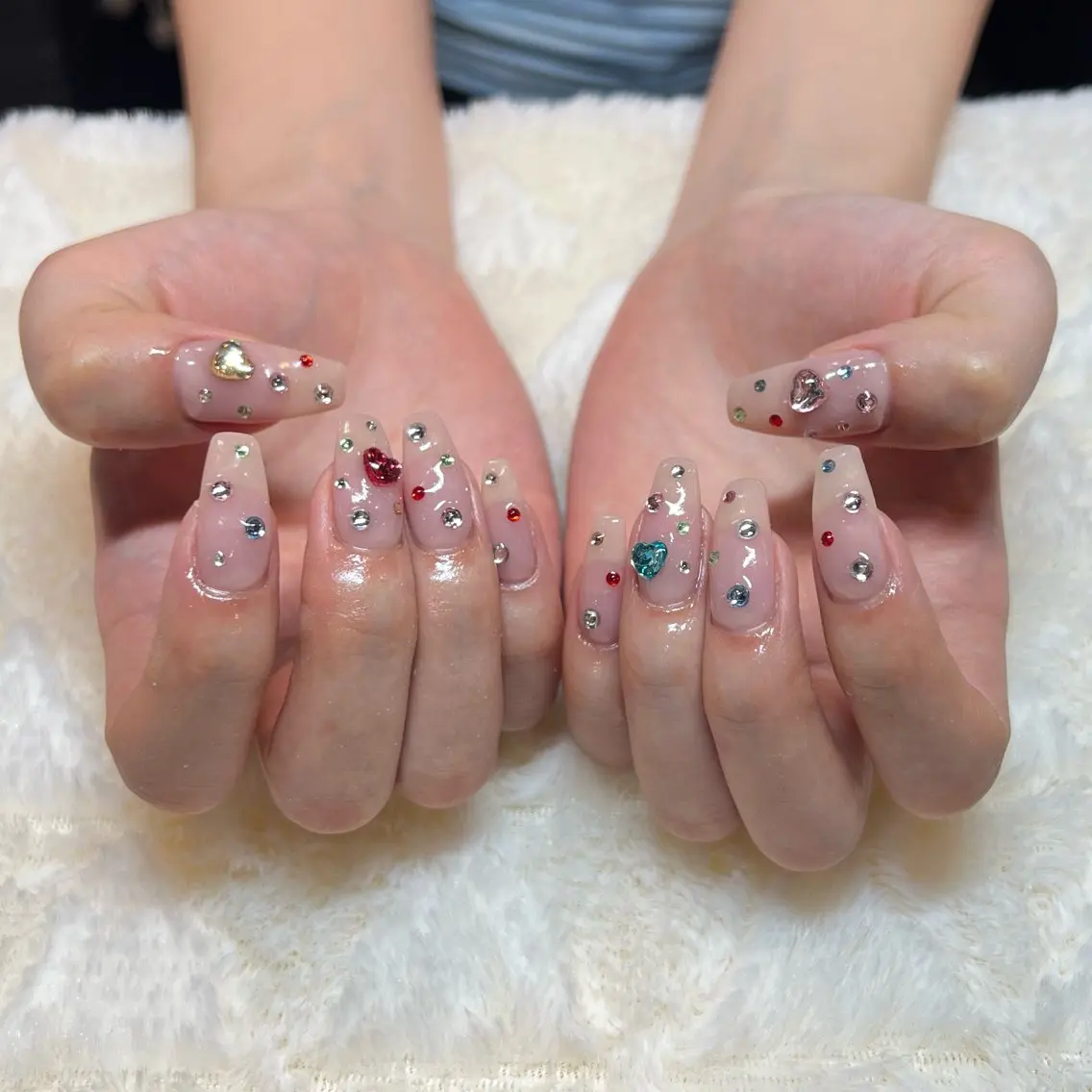 ネイル ハンドネイル 韓国🩶Y2Kネイル 💫くれはのネイルデザイン