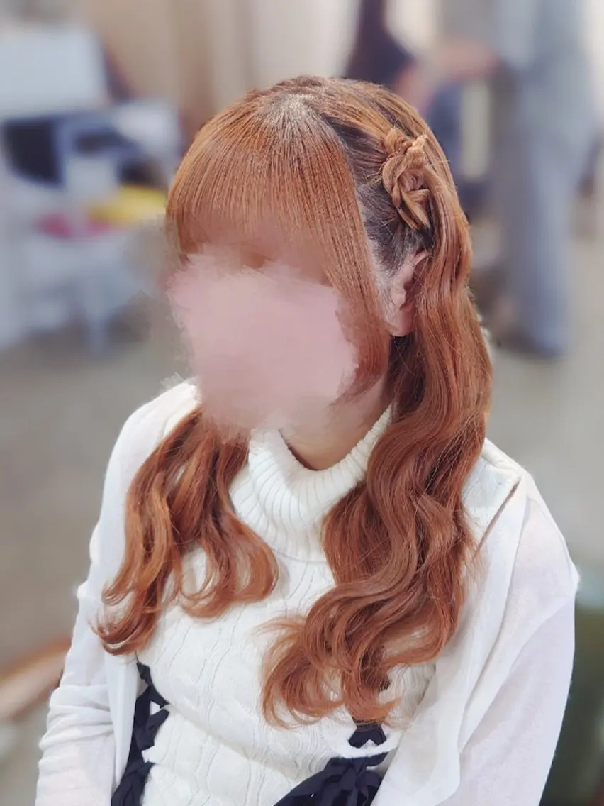 ヘアアレンジ ロング ヘアセット つぐみ ❤︎のヘアスタイル