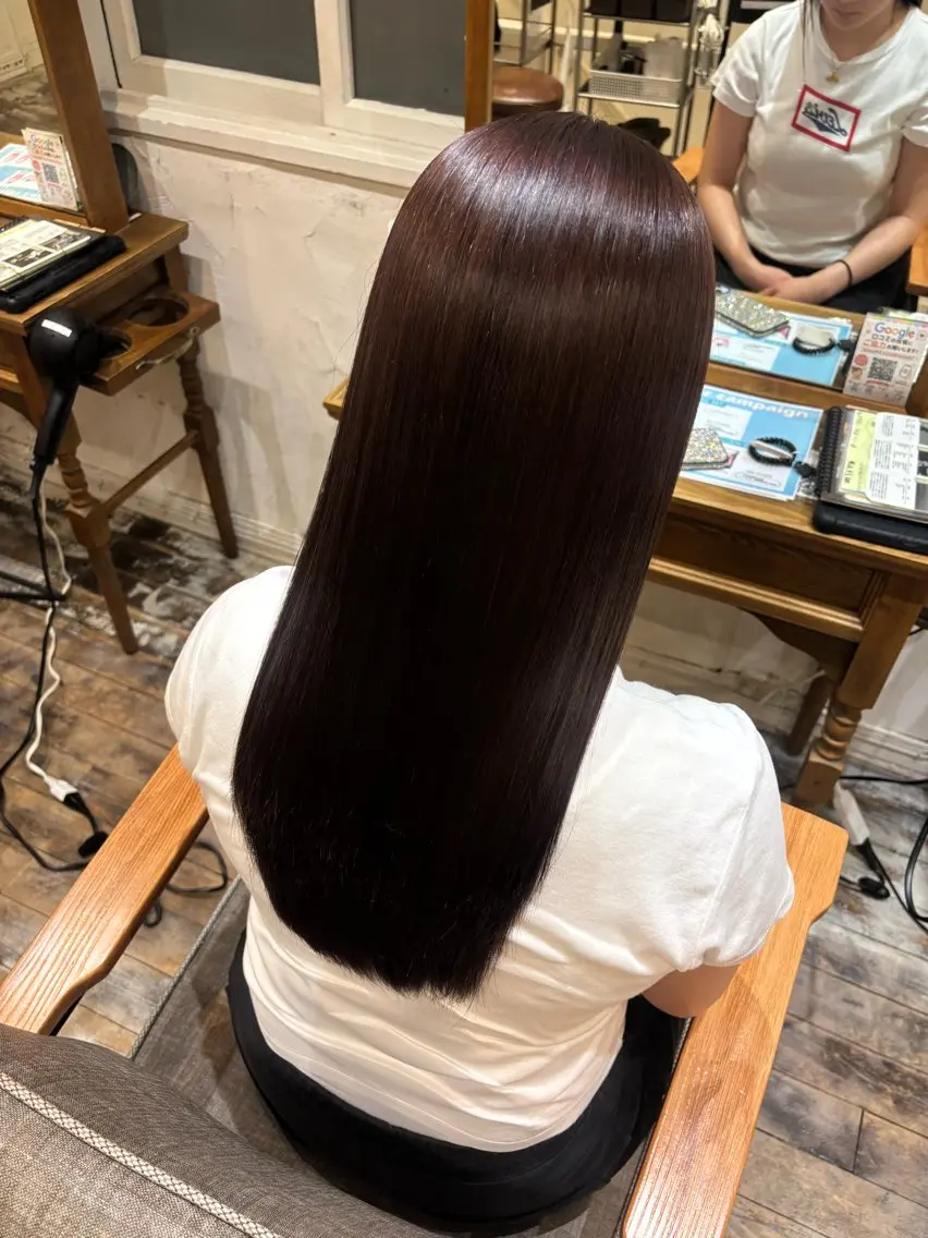 ロング カラー ヘアカラー 横田 優歩のヘアスタイル