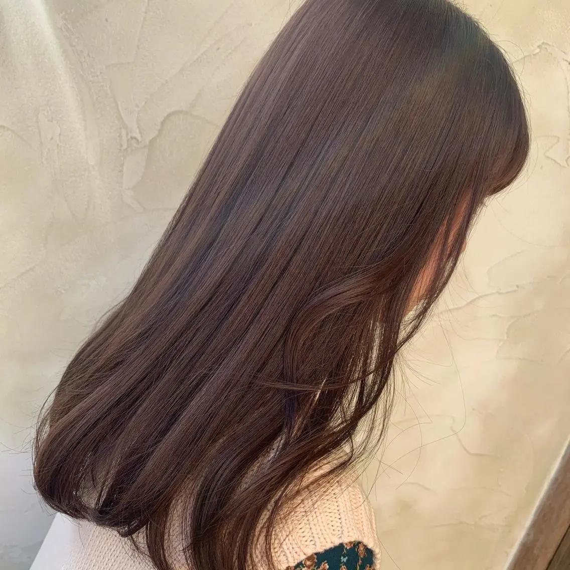 ロング カラー ヘアカラー トリートメント 追立 優稀のヘアスタイル