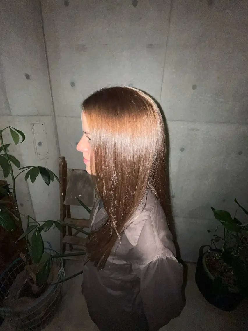 ロング カラー 松井 七瀬のヘアスタイル