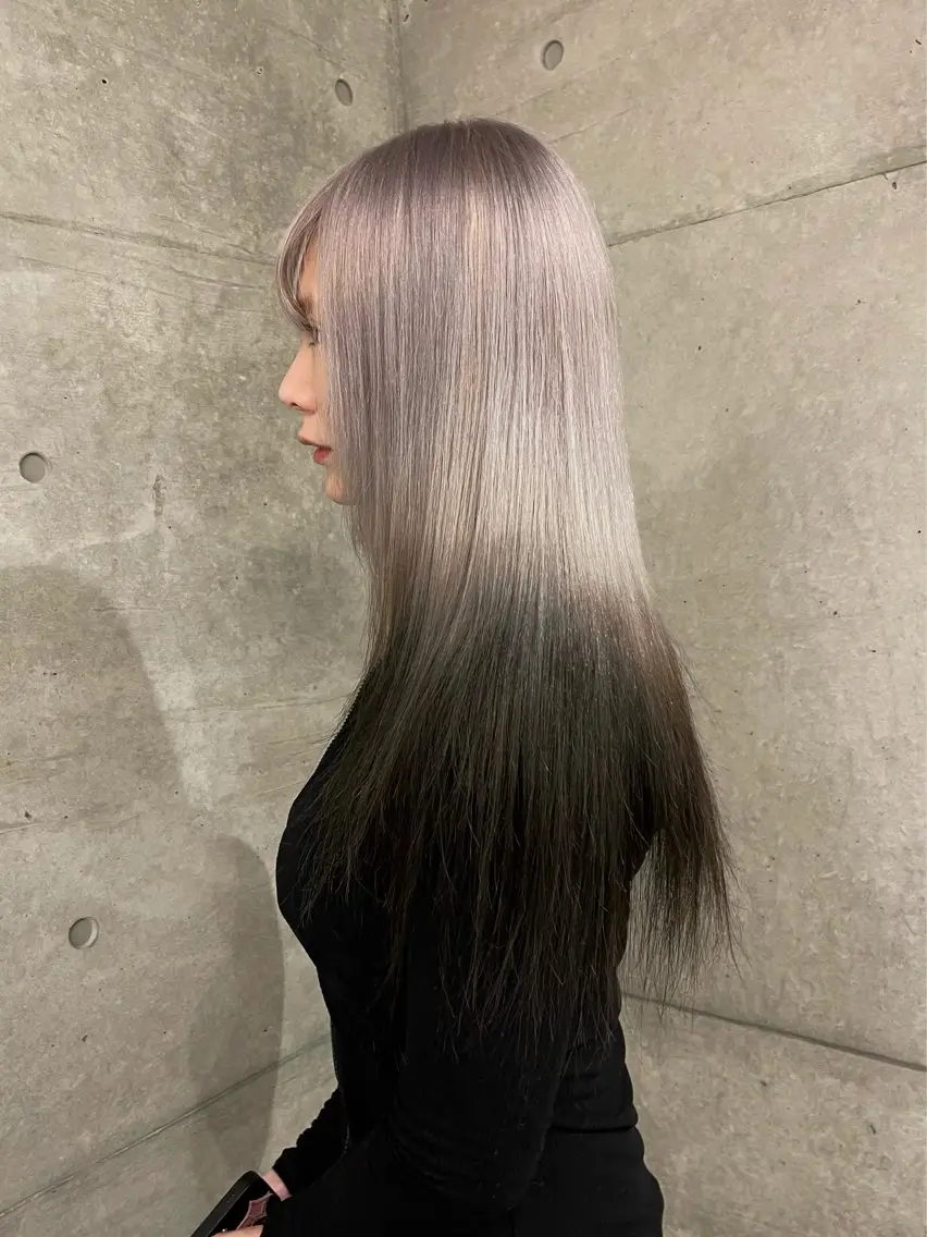 ロング カラー ハッシュカット/ハイ トーン/HIROKIのヘアスタイル