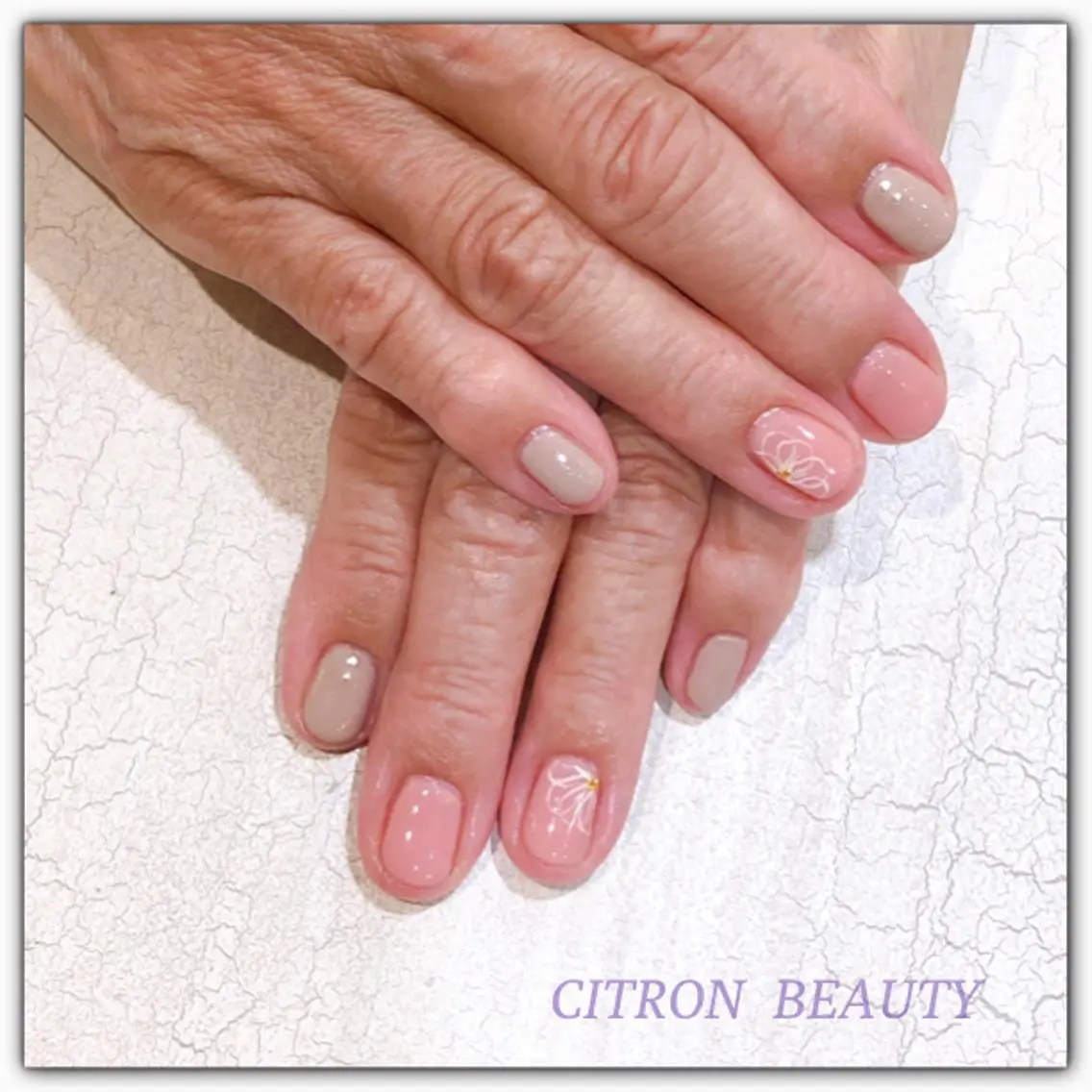 ネイル アートネイル シンプルネイル CITRON NAIL💅練習生のネイルデザイン