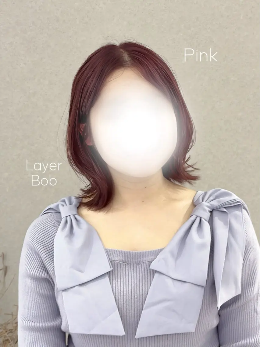 ミディアム カット レイヤーカット/ ヘアカラー/RENAのヘアスタイル