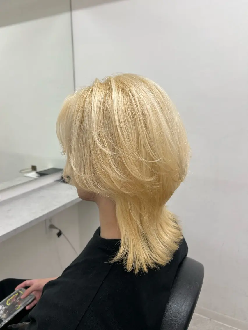 【🌙2ブリーチ🌙 】ケアブリーチ + カラー + 1step トリートメントの写真