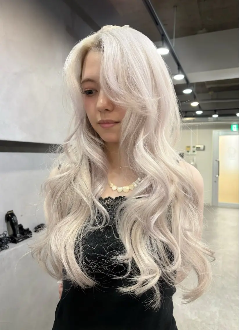 ロング カラー ヘアアレンジ ヘアカラー 🌈【🎀ヘアデザイ ナー🎀】✨ノン✨のヘアスタイル