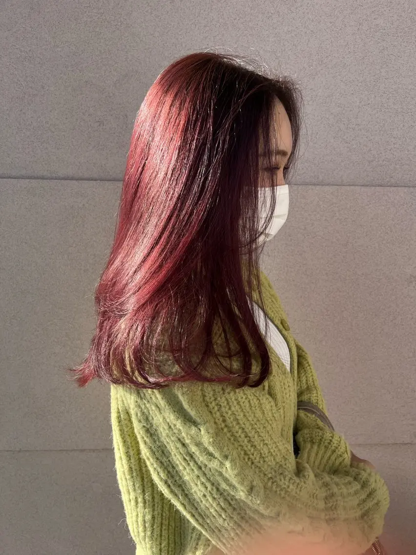 ロング カラー Lien.テラダ 各務原スタイリストのヘアスタイル