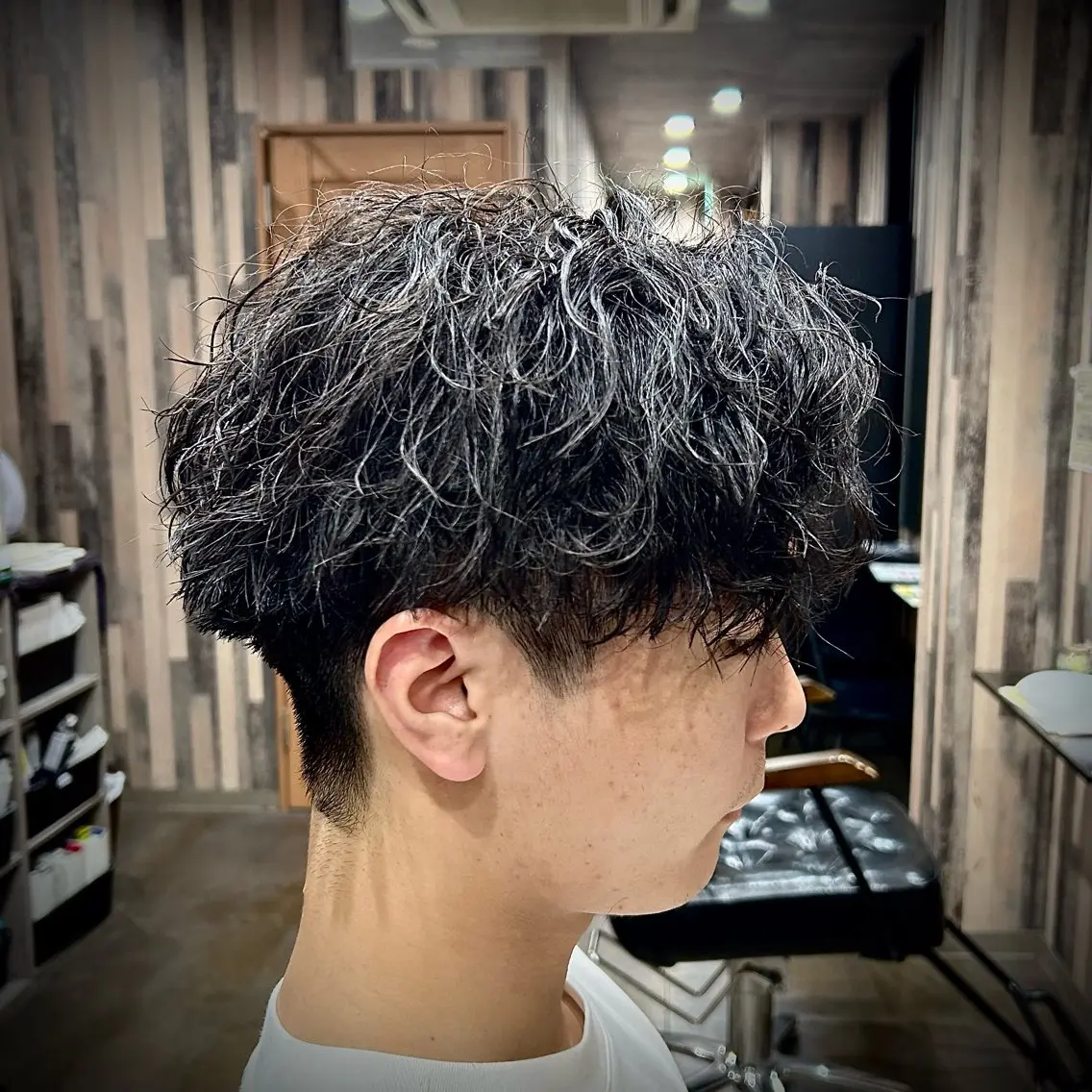 メンズ 波巻きパーマ カット パーマ 🔥EDEN春日部パ ーマ特化SHOTAのヘアスタイル